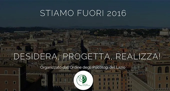 Stiamo Fuori - Festival della Psicologia 2016 Roma - SLIDER
