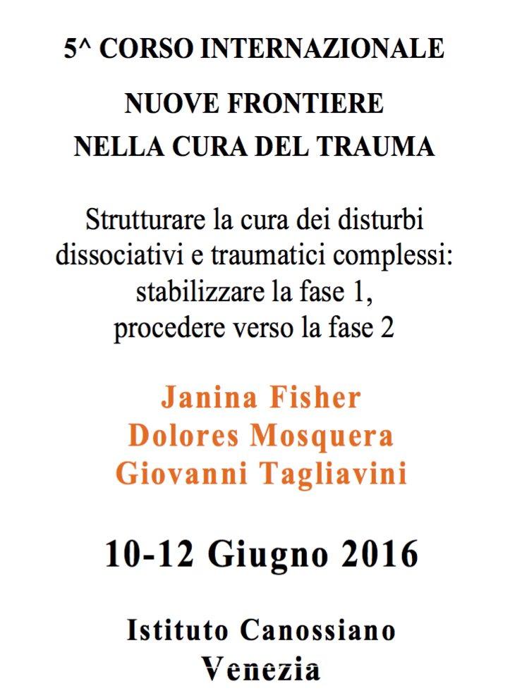 Nuove frontiere nella cura del trauma 2016 - V corso internazionale