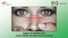 Convegno sul Femminicidio a Firenze – Sabato 25 Marzo a Firenze