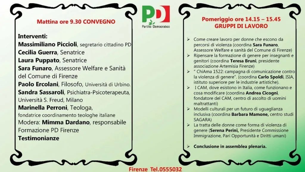 Convegno Femminicidio Firenze - 25 Marzo 2017 - 2