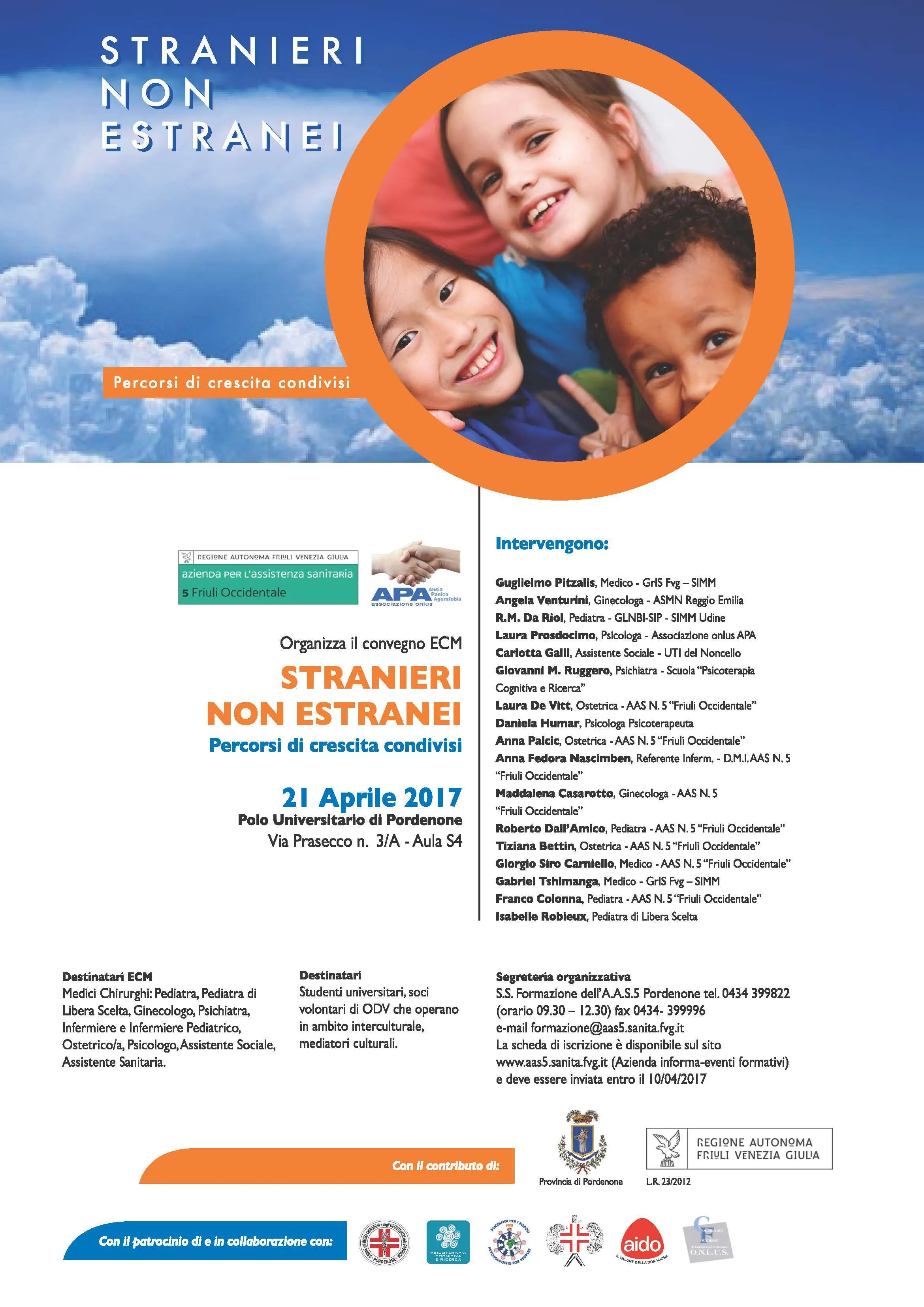 Stranieri non estranei - Locandina Convegno