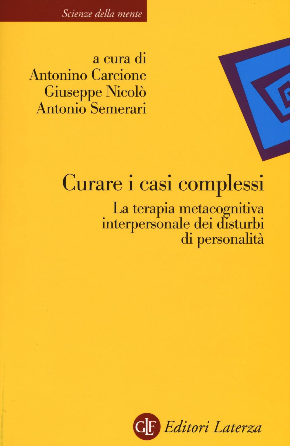 La terapia metacognitiva interpersonale dei disturbi di personalità - Recensione