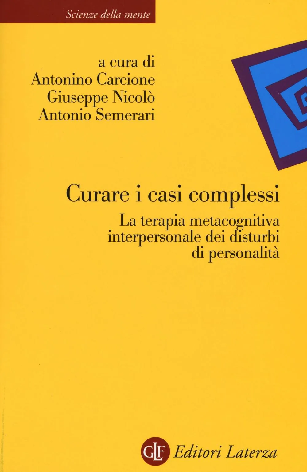 La terapia metacognitiva interpersonale dei disturbi di personalità - Recensione