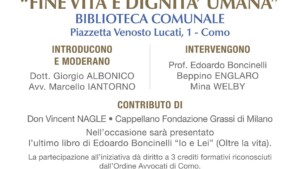 locandina incontro dignità umana_biblioteca 9 giugno_b