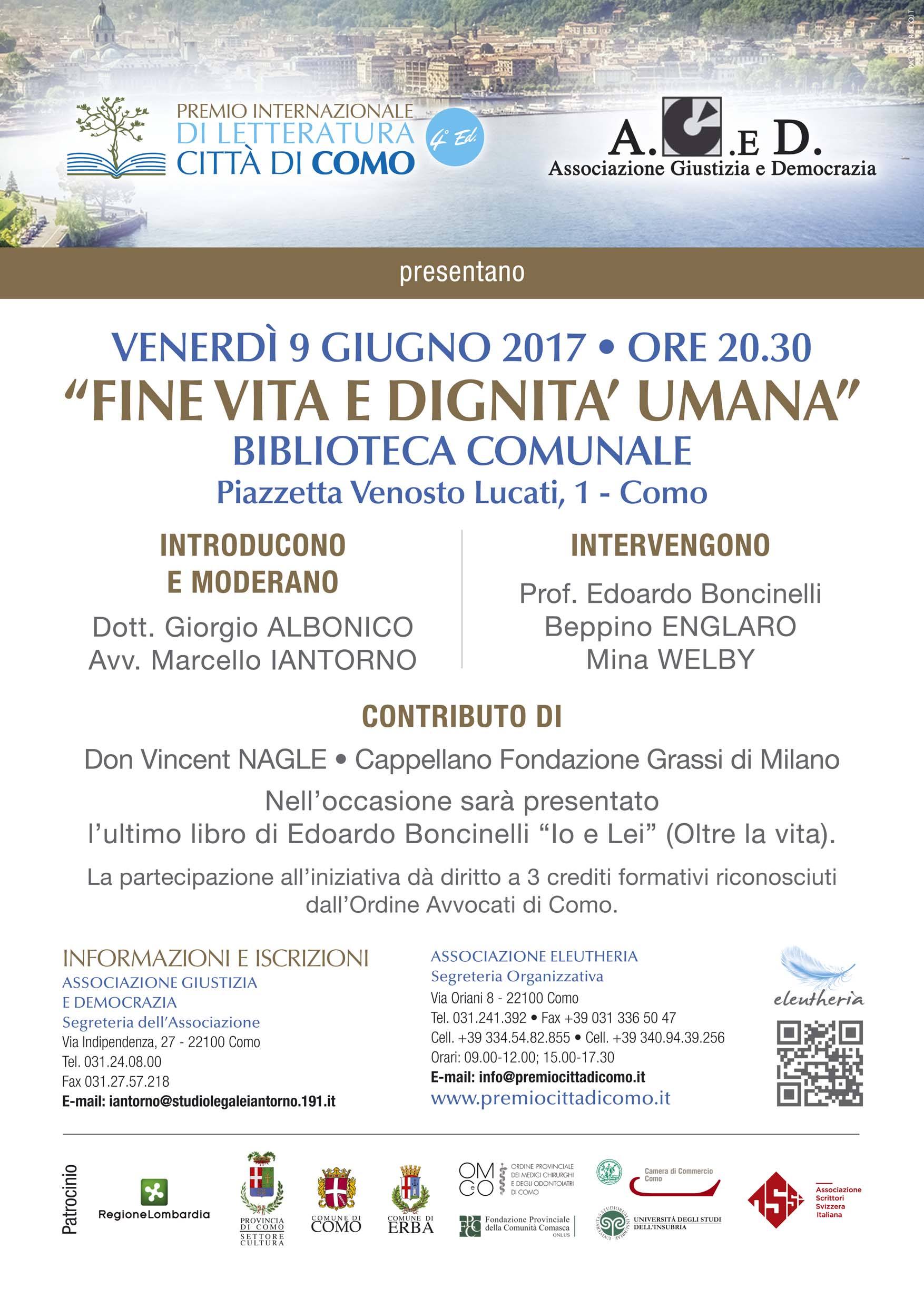 locandina incontro dignità umana_biblioteca 9 giugno_b