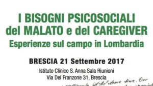 II Giornata Nazionale della Psiconcologia - 21 settembre 2017, Brescia
