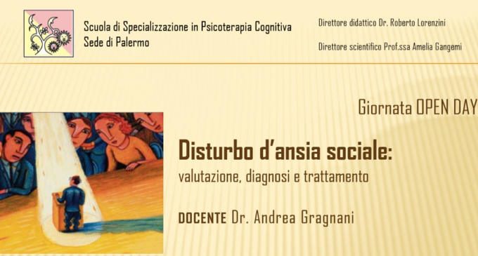 Disturbo di ansia sociale: diagnosi e trattamento - A Palermo un seminario di studi