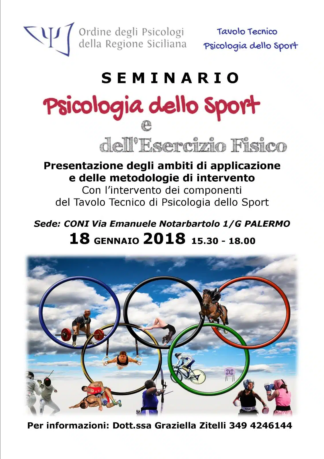 Psicologia dello sport ambiti di intervento - Report dal seminario di Palermo