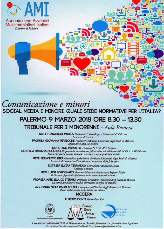 Comunicazione e minori. Convegno di studi a Palermo - Report dall'evento