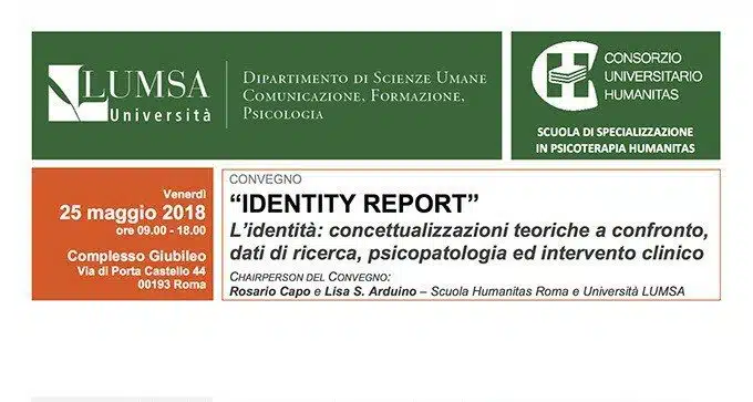 Identity Report- l'identità tra teoria, ricerca e psicopatologia - Report