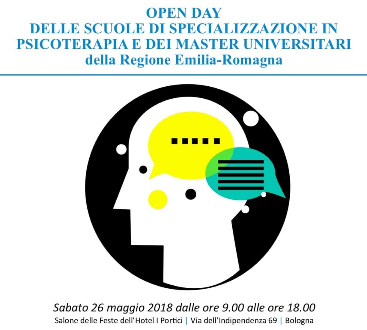 Scuole di Psicoterapia in EmiliaRomagna OPEN DAY 2018 a Bologna