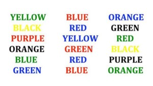 Effetto Stroop - Psicologia Sperimentale - Psicopedia
