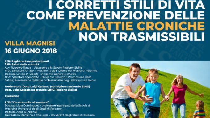 Gli stili di vita nella prevenzione delle malattie croniche – Report del convegno di Palermo, 16 giugno 2018