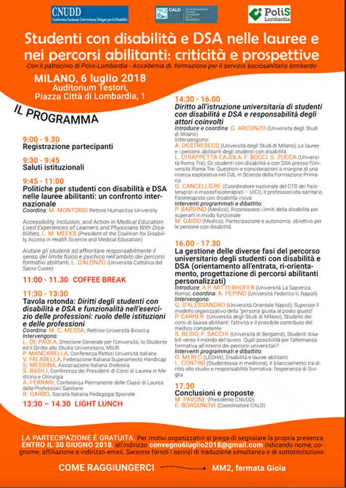 Studenti con disabilità e DSA: criticità e prospettive - Report dal convegno FEAT