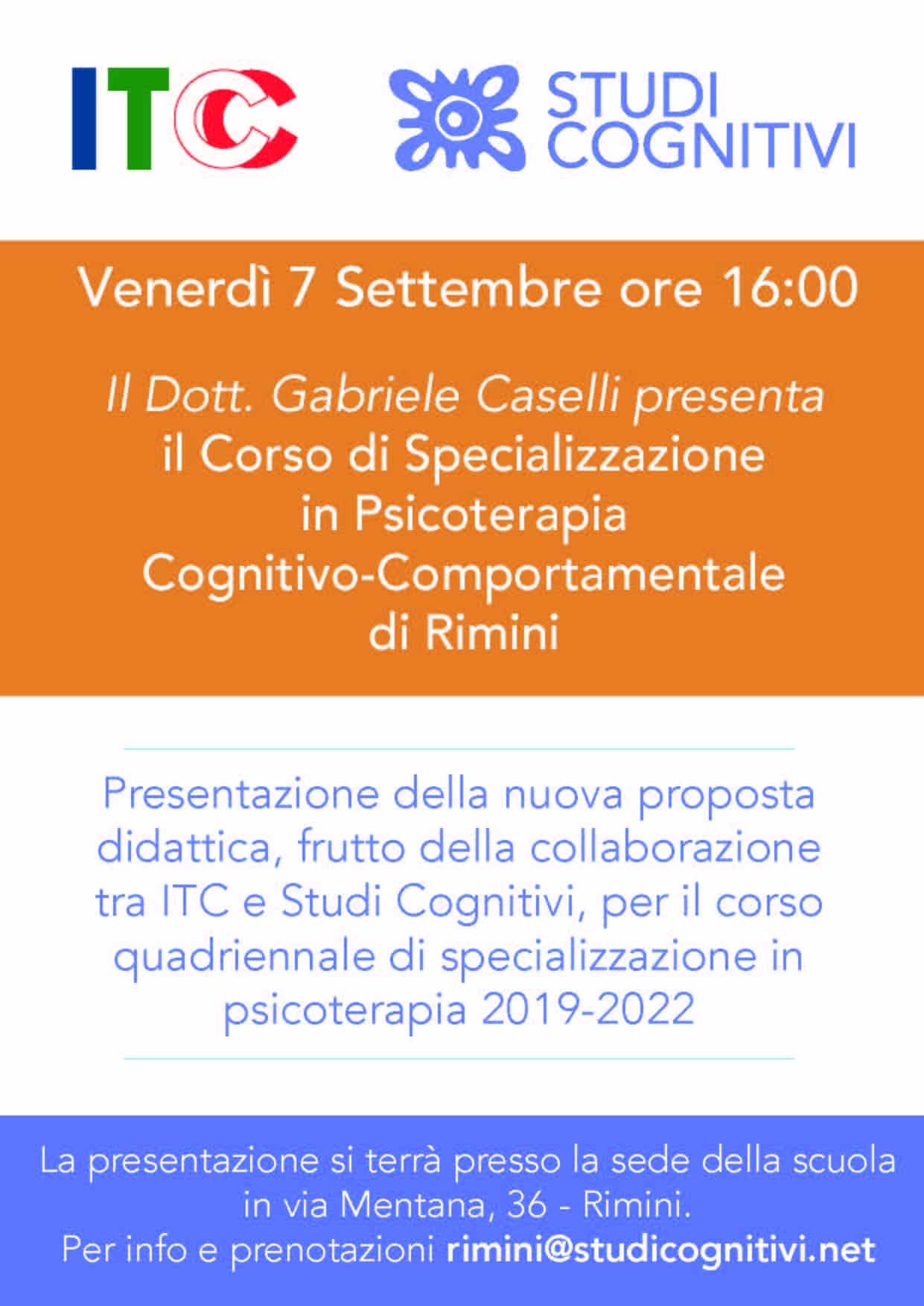 ITC RIMINI - Presentazione 7 Settembre - LOCANDINA