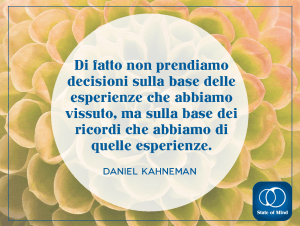 Kahenman - Decisioni e ricordi