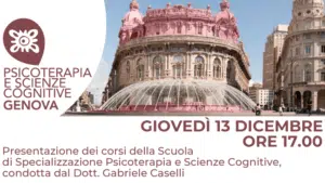 Presentazione della scuola Psicoterapia e Scienze Cognitive Genova