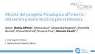 Attività del progetto Psicologica del centro privato Studi Cognitivi Modena – Congresso SITCC 2018