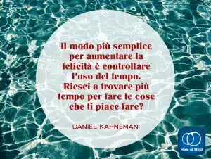 Kahneman - La felicità e l'uso del tempo