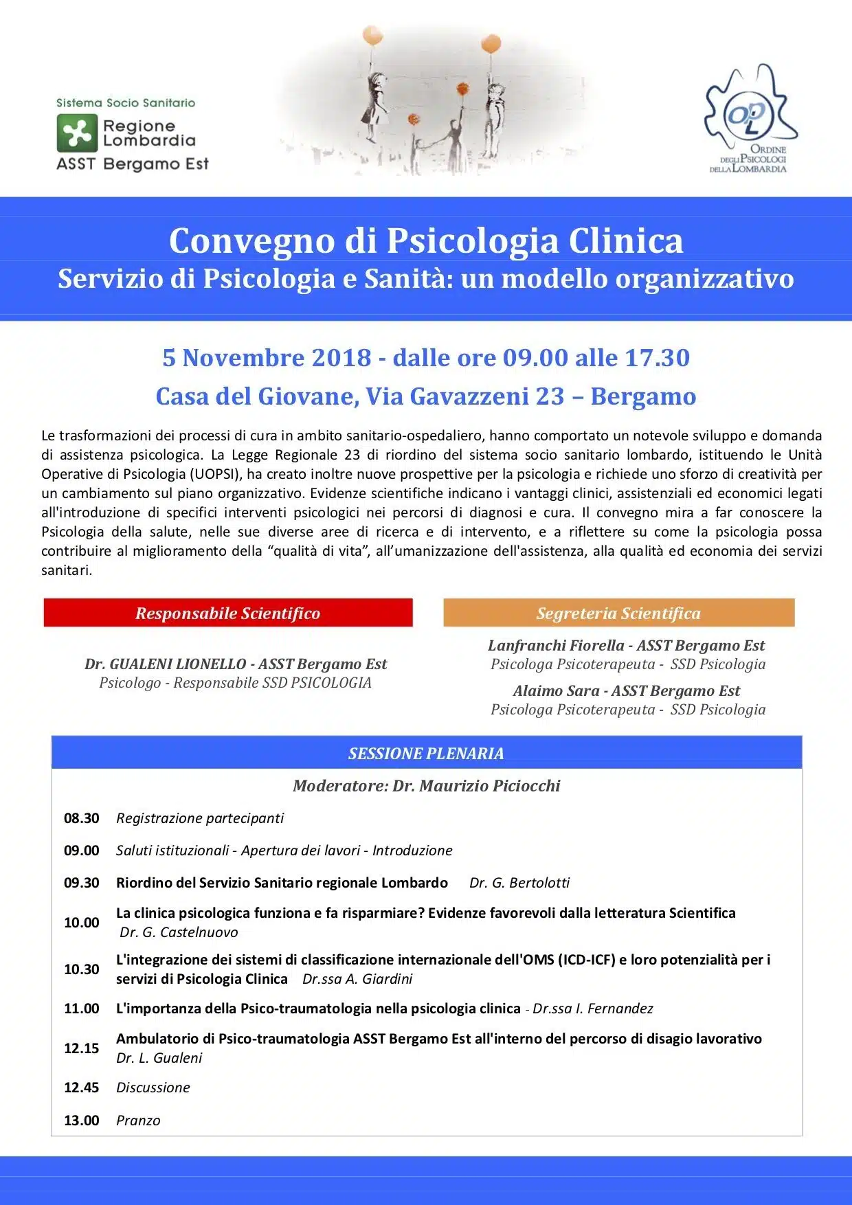 locandina convegno psicologia