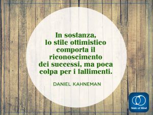 Daniel Kahneman - Stile ottimistico