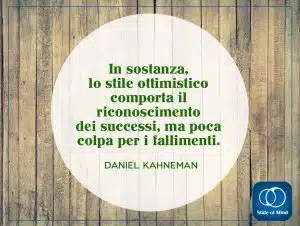 Daniel Kahneman - Stile ottimistico