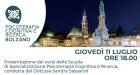 Psicoterapia Cognitiva e Ricerca Bolzano: presentazione della Scuola di Psicoterapia – 11 Luglio 2019