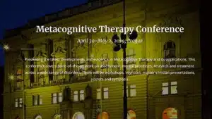 Metacognitive Therapy Conference 2019 Prague - 4th International Conference of Metacognitive Therapy - Featured Image