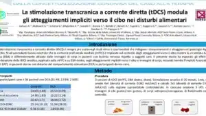 tDCS: gli atteggiamenti impliciti verso il cibo nei disturbi alimentari