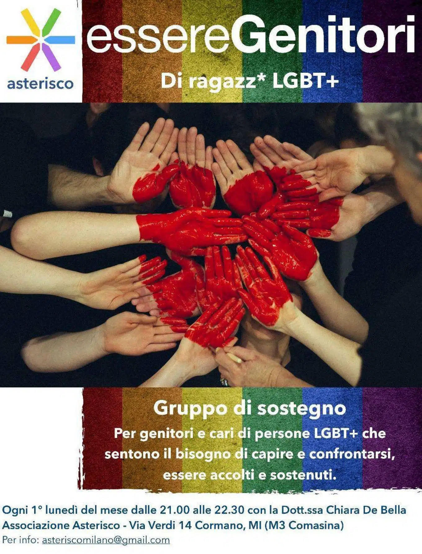 Essere genitori di ragazz LGBT. Avvio di un gruppo di sostegno a Milano