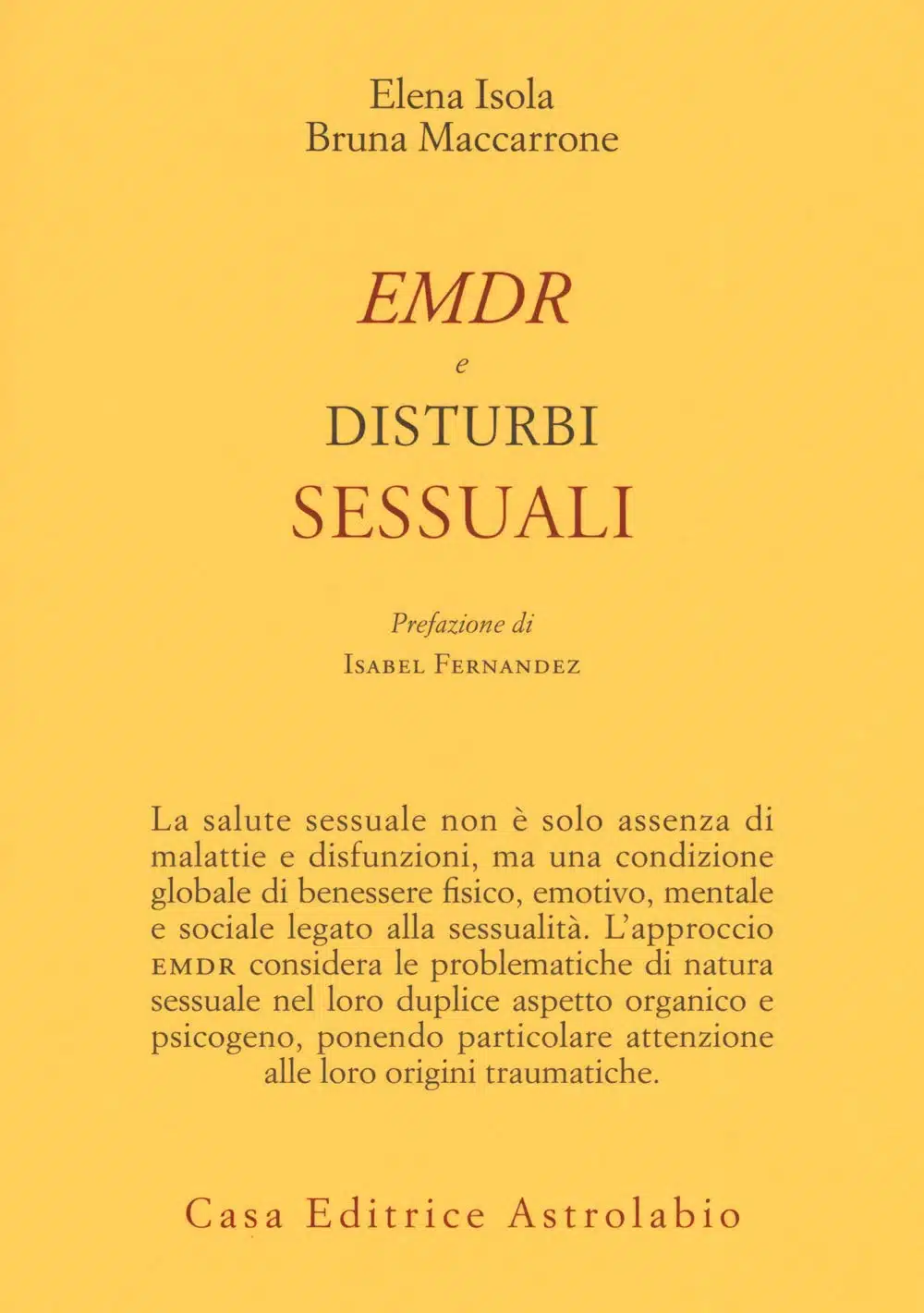 EMDR e disturbi sessuali (2019) Isola e Maccarrone (EVIDENZA)