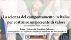La scienza del comportamento in Italia: per costruire un presente di valore – Roma, 14 Novembre 2019