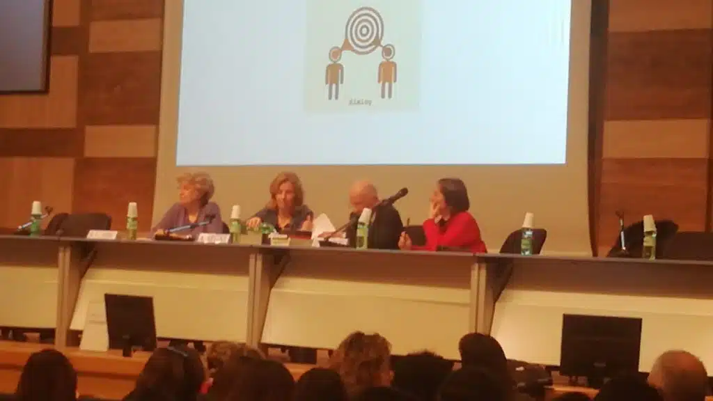 Immagine 1: l'intervento di Otto Kernberg alla conferenza