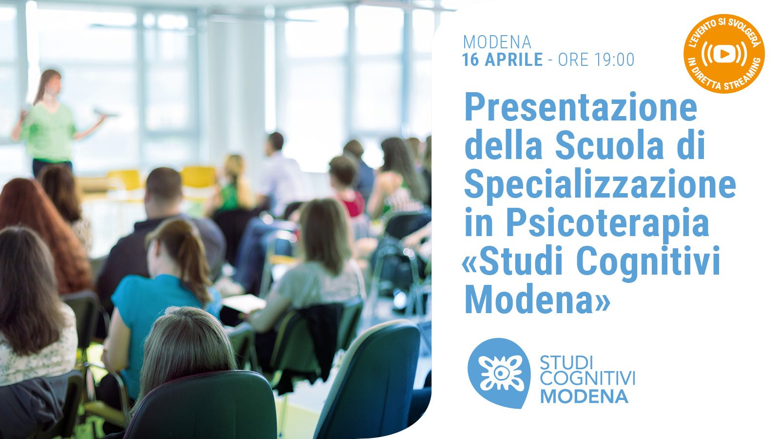 MODENA - 200416 - Presentazione Scuola Streaming - Banner