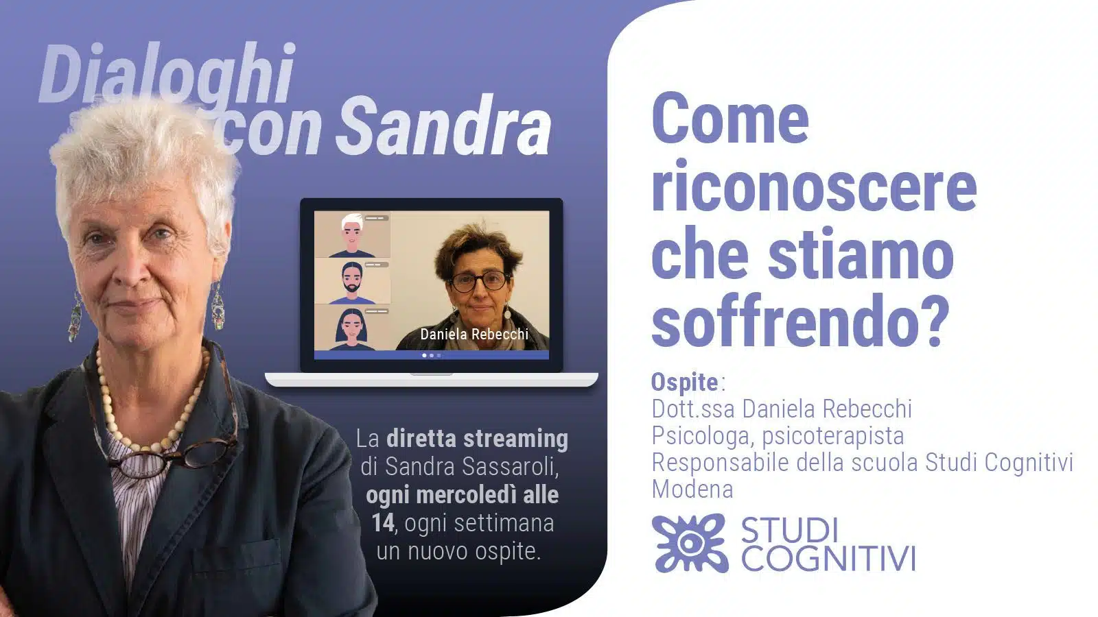 Dialoghi con Sandra - Il video del sesto incontro con la Dott.ssa Rebecchi