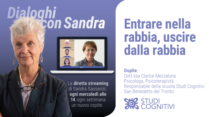 Dialoghi con Sandra – VIDEO del quarto incontro “Entrare nella rabbia, uscire dalla rabbia”