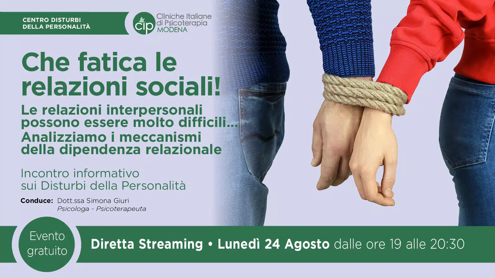 CIP MODENA - 200824 - Relazioni sociali - Banner