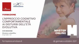 Approccio cognitivo comportamentale ai disturbi dell eta evolutiva - Master