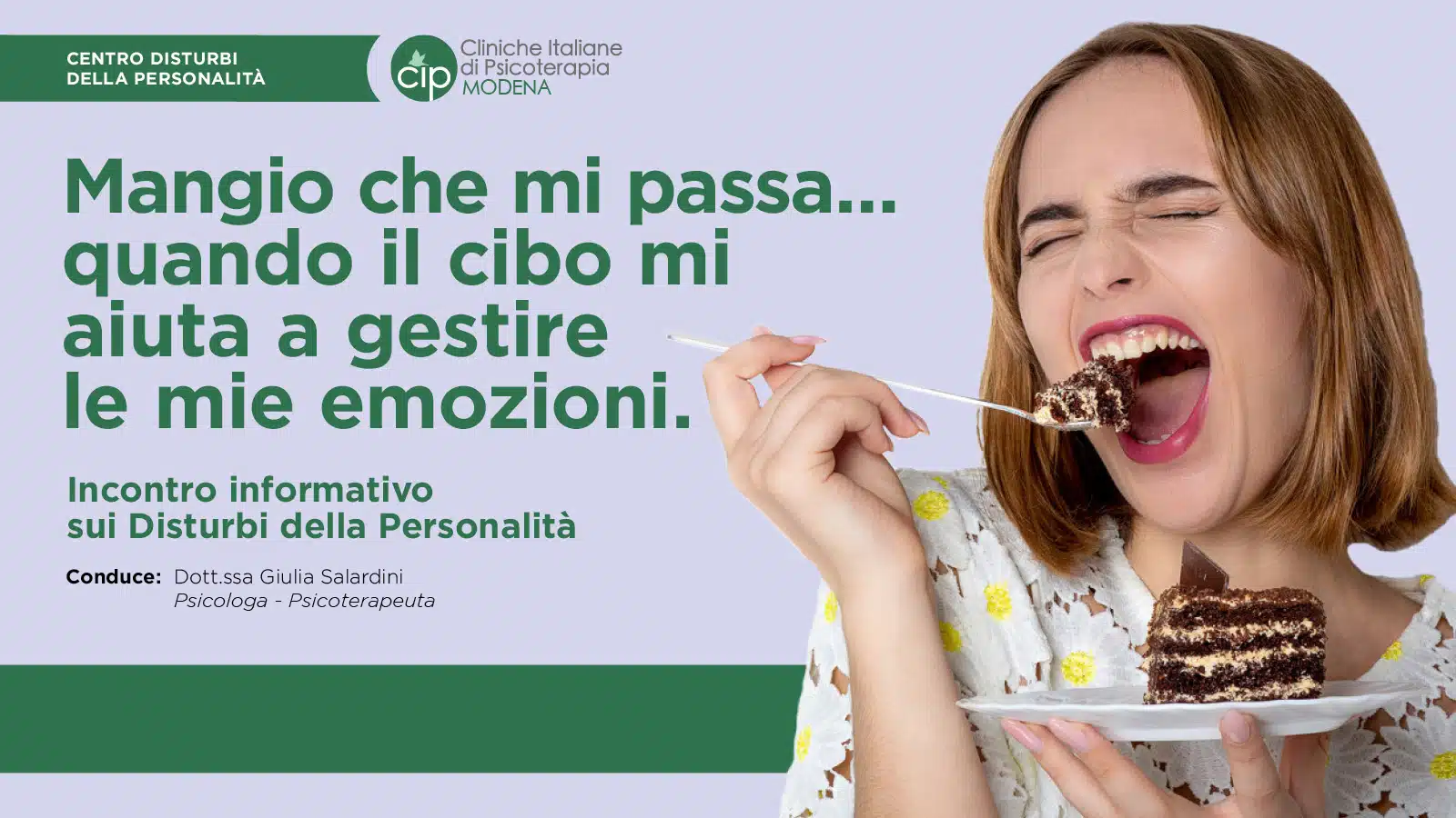 Cibo emozioni e Disturbi della Personalita - Report dell evento