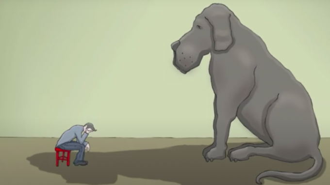 Avevo un cane nero, il suo nome era Depressione – Due video per aiutare chi ne soffre