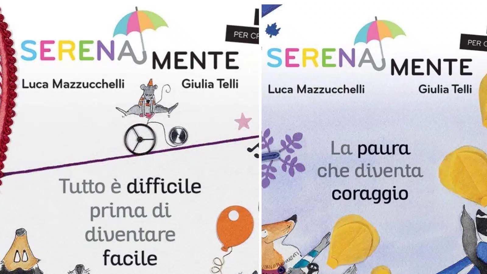 Recensione dei libri per bambini di Luca Mazzucchelli e Giulia Telli 2020 SLIDER