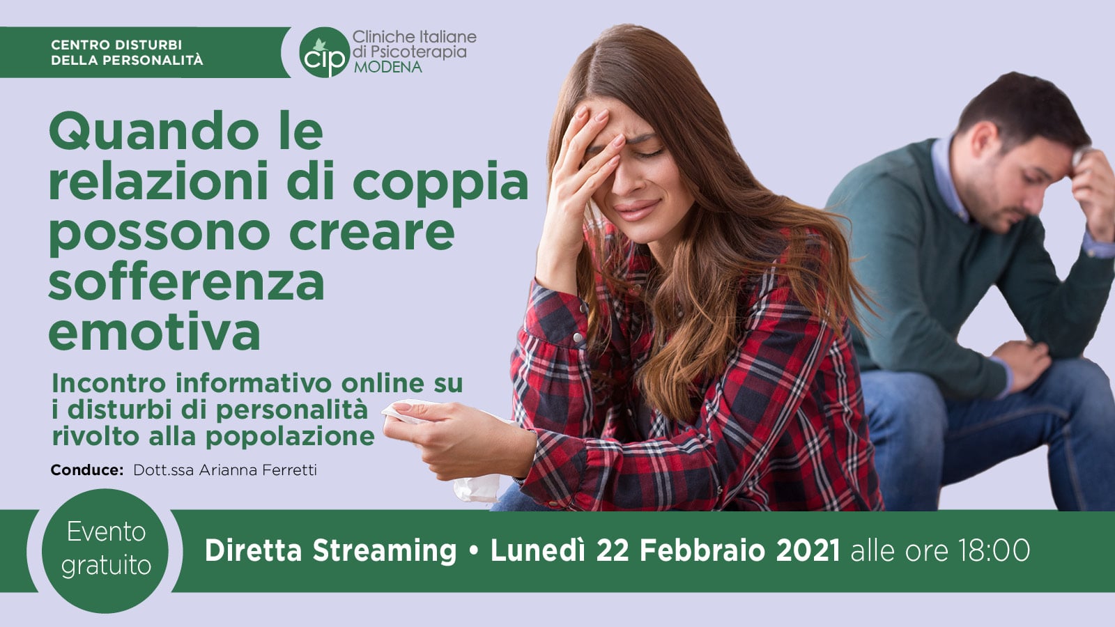 CIP MODENA - 210222 - Coppia Sofferenza Emotiva - Banner