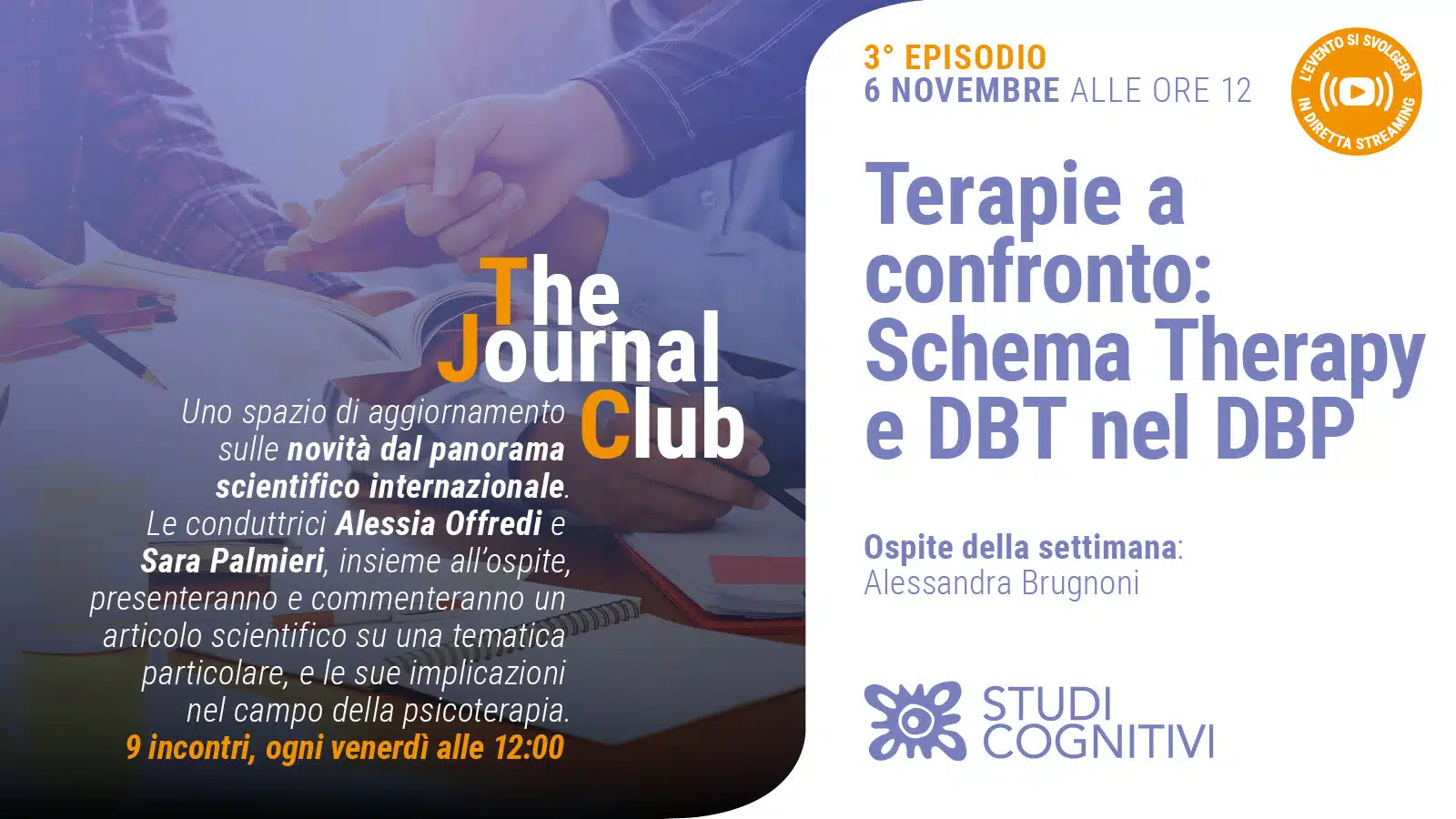 Schema therapy e DBT nel Disturbo Borderline - The Journal Club - Video