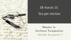Master in Scrittura Terapeutica Metodo Scarpante – 3 ed. (18 Marzo – 28 Ottobre 2021)