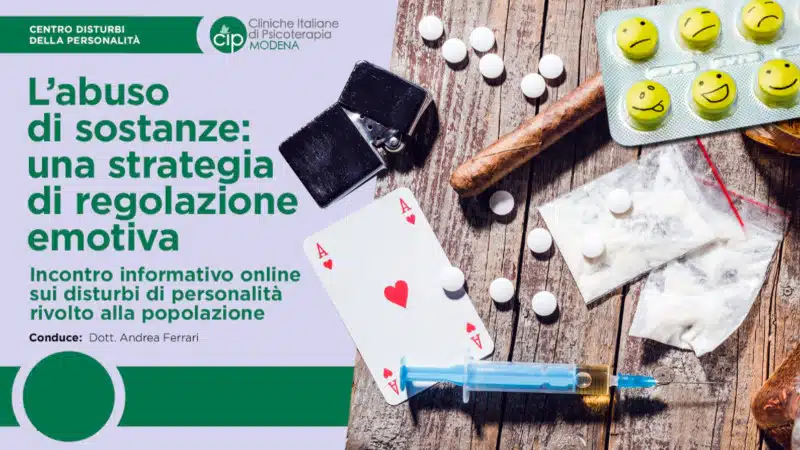 Abuso di sostanze una strategia di regolazione emotiva Report