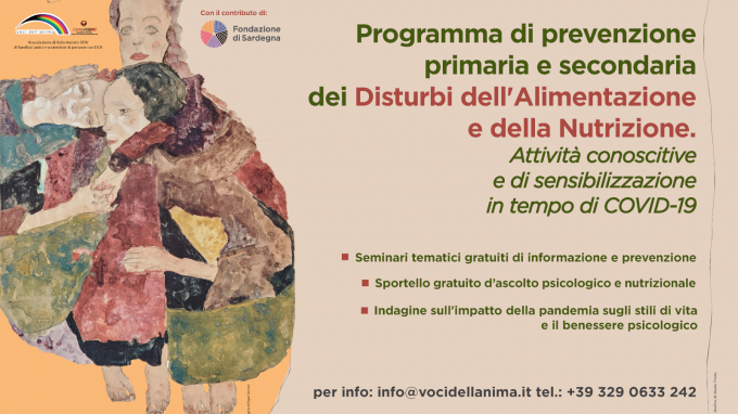 Programma di prevenzione primaria e secondaria dei Disturbi dell’Alimentazione e della Nutrizione: attività conoscitive e di sensibilizzazione in tempo di COVID-19 – Comunicato stampa