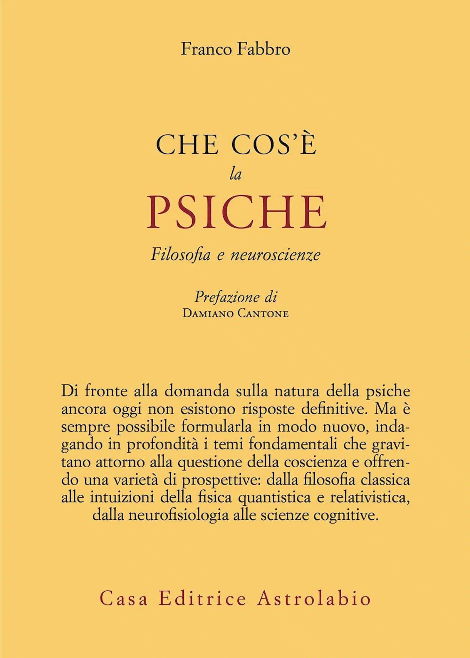 Che cos e la psiche 2021 di Franco Fabbro Recensione del libro Featured