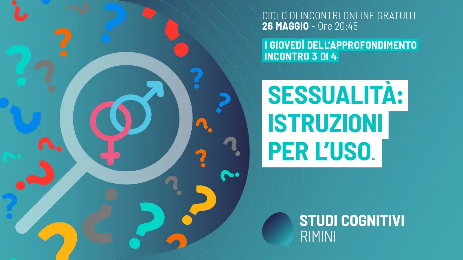 CENTRO CLINICO STUDI COGNITIVI RIMINI - 220526 - Giovedì Approfondimento - Sessualità
