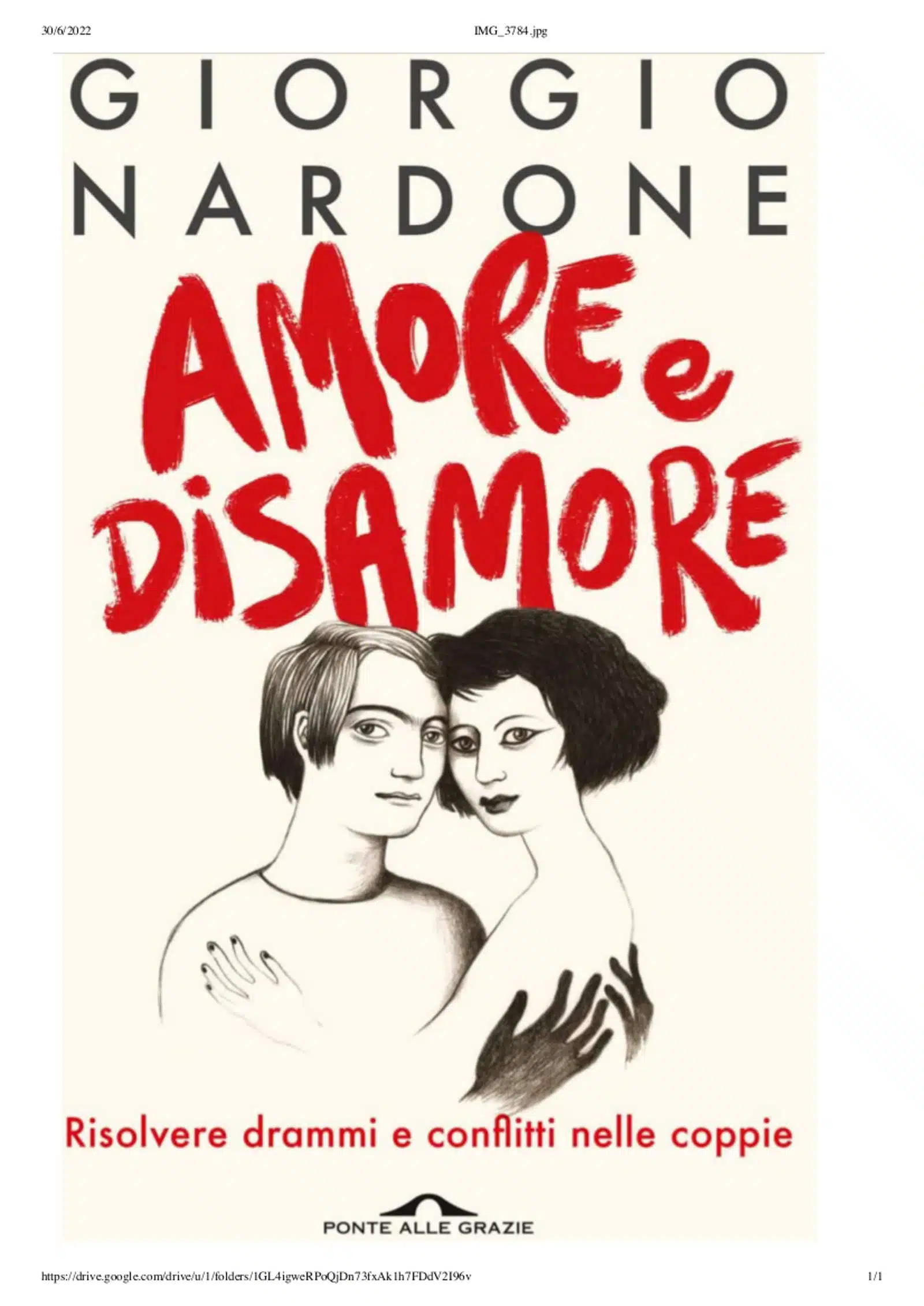 Amore e disamore 2022 di Giorgio Nardone Recensione del libro Featured