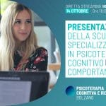 Psicoterapia Cognitiva e Ricerca Bolzano: presentazione della Scuola di Psicoterapia